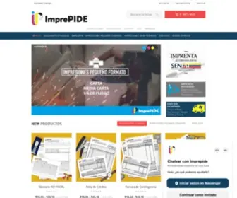 Imprepide.com(Imprenta Digital) Screenshot