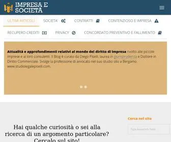 Impresa-Societa.com(Il blog di diego piselli) Screenshot