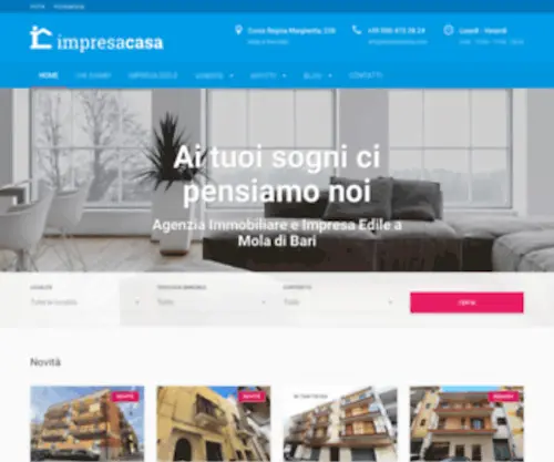 Impresacasa.com(Agenzia Immobiliare a Mola di Bari) Screenshot