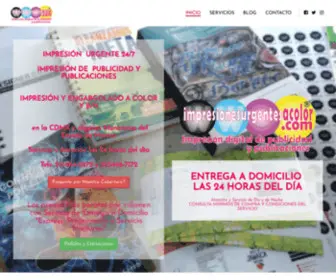 Impresionesurgentesacolor.com(Impresiones urgentes a domicilio las 24 horas del dia) Screenshot