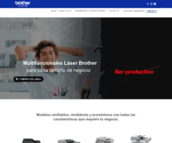 Impresionlaserbrother.com.mx(Multifuncionales) Screenshot