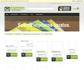 Impresionsobres.com(Impresión) Screenshot