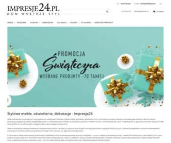 Impresje24.pl(Meble stylowe) Screenshot