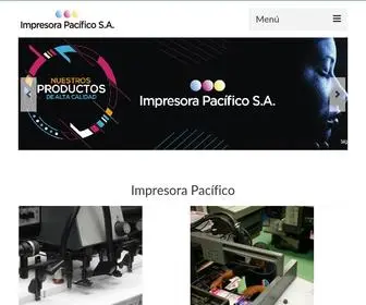 Impresorapacifico.com(Impresora Pacífico) Screenshot