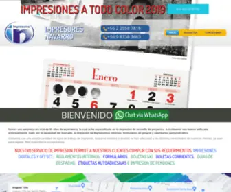 Impresoresnavarro.cl(Impresores Navarro) Screenshot