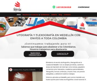 Impresosfenix.com.co(#1 Litografías en Medellín) Screenshot