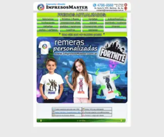Impresosmaster.com.ar(Impresos Master) Screenshot