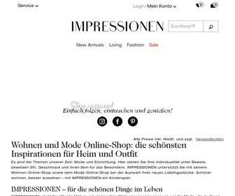 Impressionen.de(Exklusive Fashion) Screenshot