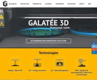 Impressions-3D.com(Galatée 3D) Screenshot