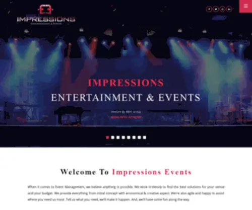 Impressions-Events.in(Impressions Events) Screenshot