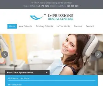 Impressionsdentalcentres.com(Impressions Dental Centres) Screenshot