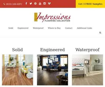 Impressionsflooring.com Screenshot