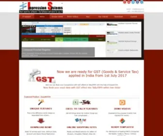 Impressionsystems.com(Download Excel to Tally free Demo) Screenshot
