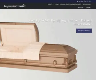 Impressivecasket.com(Impressive Casket Inc) Screenshot