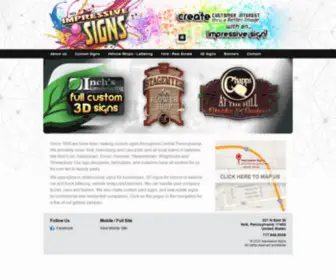 Impressivesigns.com(Custom Signs) Screenshot