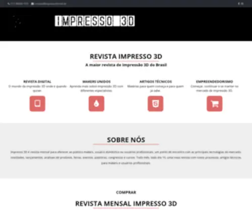Impresso3D.com.br(Impresso 3d) Screenshot