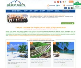 Impresstravel.com(Vietnam Tours & Travel) Screenshot