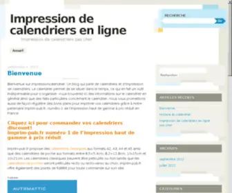 Imprimer-Calendrier.fr(Calendrier) Screenshot