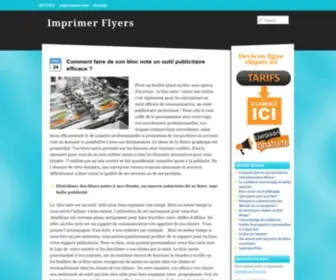 Imprimerflyers.com(Imprimer flyers) Screenshot