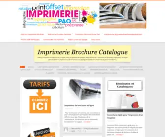 Imprimerie-Brochure-Catalogue.com(Imprimerie Brochure Catalogue) Screenshot