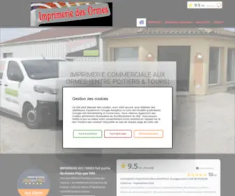 Imprimerie-Des-Ormes.com(Imprimeur Proche Chatellerault) Screenshot