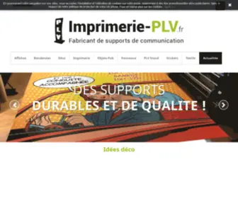 Imprimerie-PLV.fr(Imprimerie en ligne) Screenshot