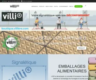 Imprimerie-Villiere.com(Genève) Screenshot