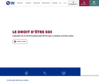 Imprimerienationale.com(IN Groupe Imprimerie Nationale) Screenshot