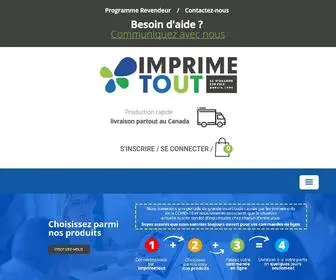 Imprimetout.ca(Montréal) Screenshot