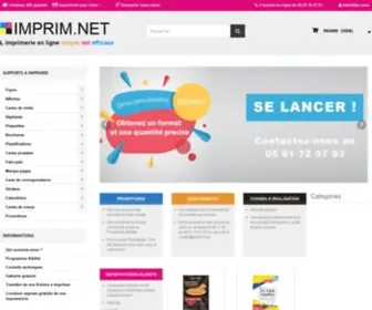 Imprim.net(L'imprimerie en ligne rapide) Screenshot