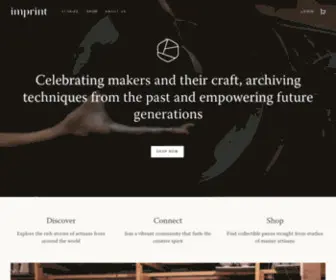 Imprintspace.com(Celebrating Craftsmanship & Design) Screenshot