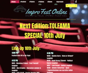 Improfestonline.com(Impro Fest Online) Screenshot