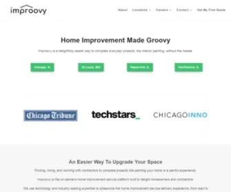 Improovy.com(On-Demand Home Painting Services) Screenshot