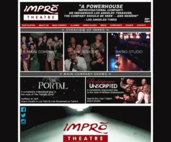 Improtheatre.com(Impro Theatre) Screenshot