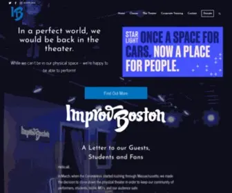 ImprovBoston.com(Home) Screenshot