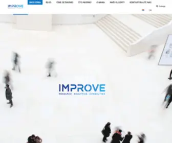 Improve.com.hr(Research Analytics Consulting) Screenshot