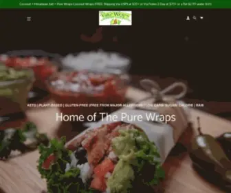 Improveat.com(The Pure Wraps Coconut Wraps) Screenshot