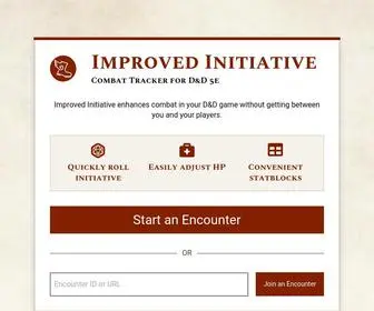 Improved-Initiative.com(Improved Initiative) Screenshot