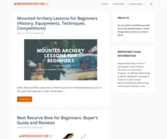 Improvedarchery.com(Archery Lessons For Beginners) Screenshot