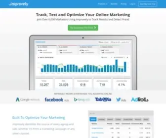 Improvely.com(Conversion Tracking & Click Fraud Monitoring) Screenshot