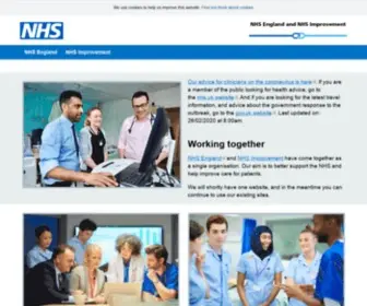 Improvement.nhs.uk(NHS England) Screenshot