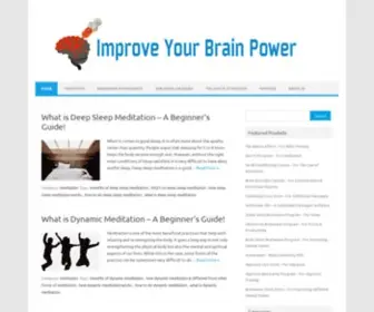 Improveyourbrainpower.org(Improve Your Brain Power) Screenshot