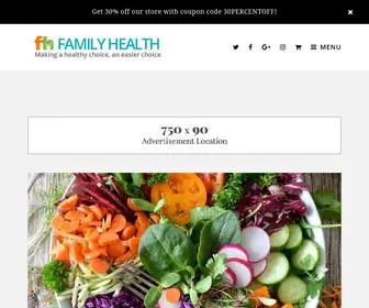 Improvingfamilyhealth.com(Making a healthy choice) Screenshot