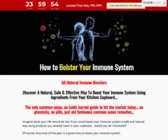 Improvingimmunesystem.com(How to Bolster Your Immune System How to Bolster Your Immune System) Screenshot