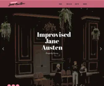 Improvisedjaneausten.com(Properly Funny) Screenshot