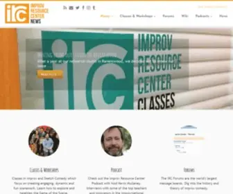 Improvresourcecenter.com(Improv Resource Center) Screenshot
