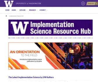 Impsciuw.org(Implementation Science at UW) Screenshot