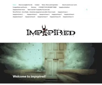 Impspired.com(The literary magazine for all writers and artists) Screenshot