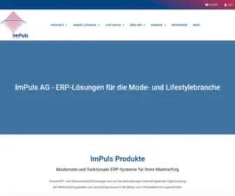 Impuls.de(ERP-Software für Mode und Lifestyle) Screenshot