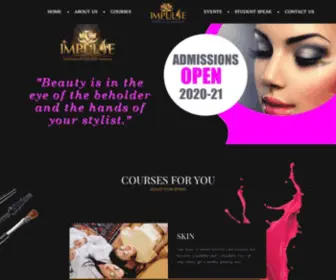 Impulseinstituteofartandmakeup.com(Impulse Institute) Screenshot